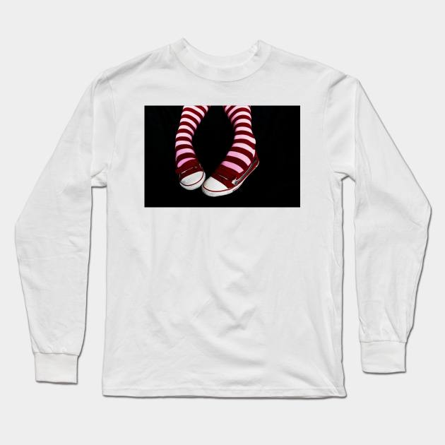 Candy canes Long Sleeve T-Shirt by micklyn